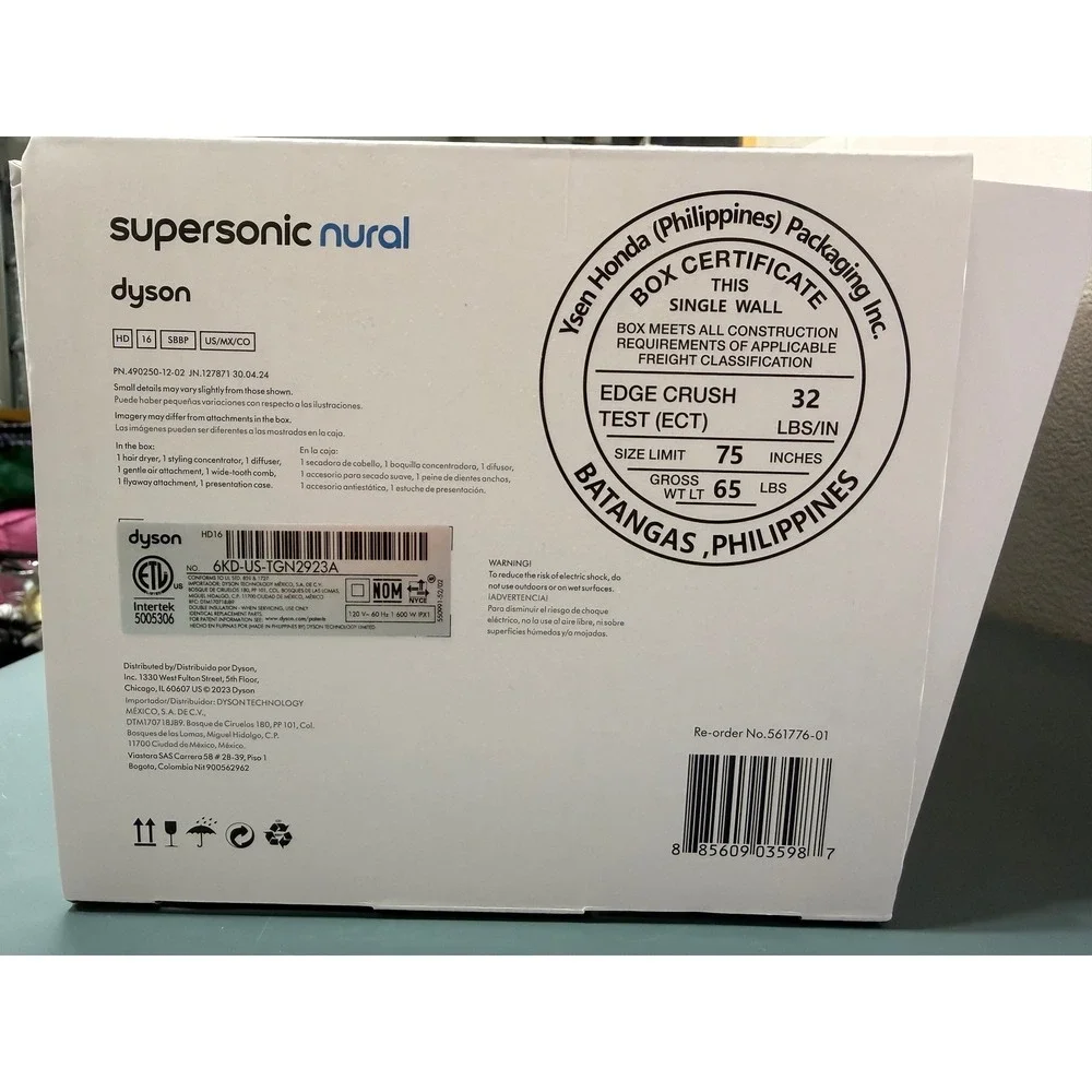 Dyson Supersonic Nural Hair Dryer HD16 Strawberry Bronze Blush Pink Special Ed